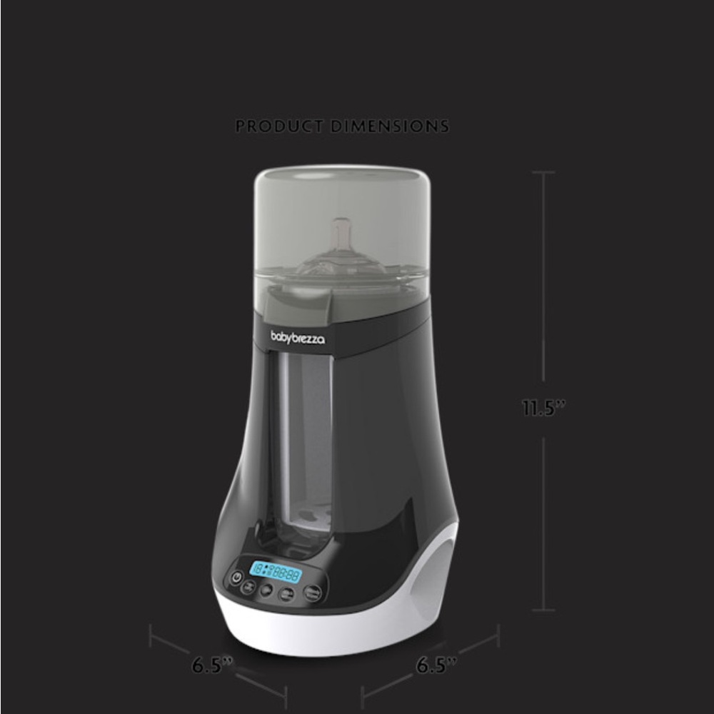 Baby Brezza Black and White Bottle Warmer